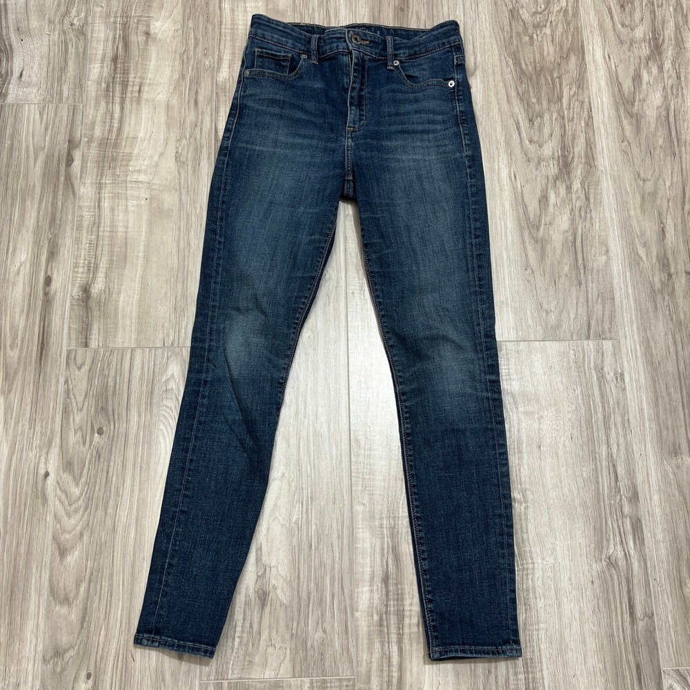 Lucky Brand Bridgette Skinny Dark Blue Jeans 2/26